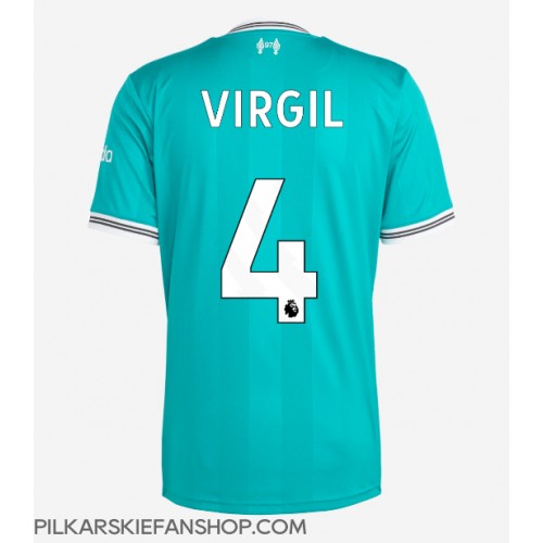 Koszulka piłkarska Liverpool Virgil van Dijk #4 Strój Trzeci 2025-26 tanio Krótki Rękaw Koszulka piłkarska Liverpool Virgil van Dijk #4 Strój Trzeci 2025-26 tanio Krótki Rękaw